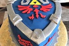 legend of zelda shield cake