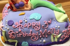 the little mermaid cake