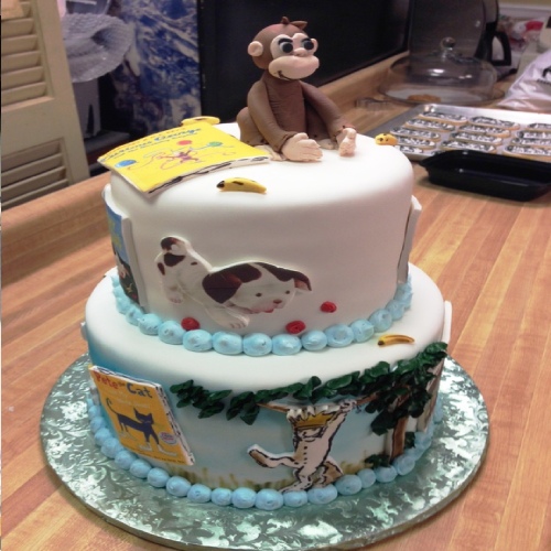 curious george cake