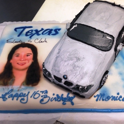 drivers license cake