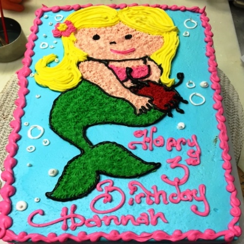 mermaid cake