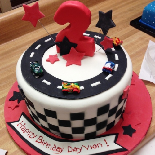racecar cake
