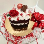 Pretty Heart shaped cake